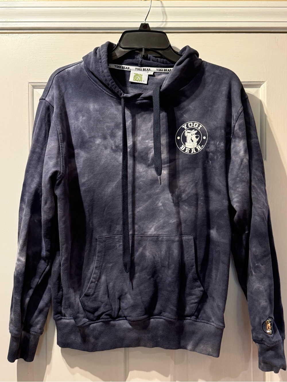 Navy Tie-Dye Crewneck Hoodie